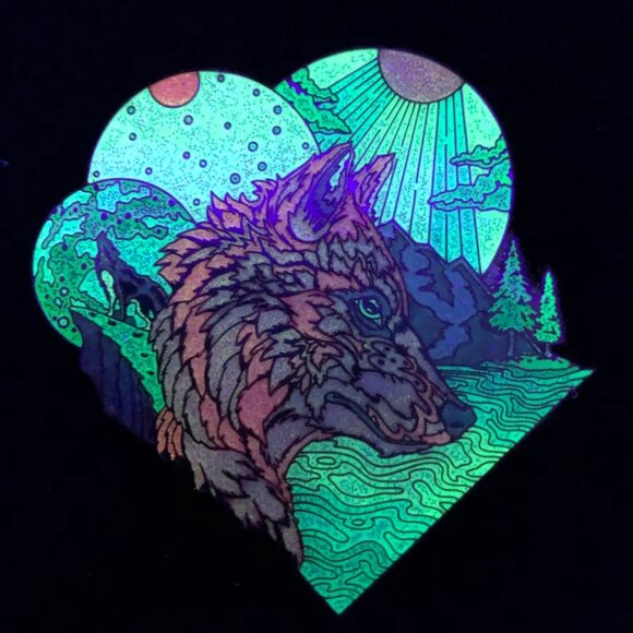 New Age Original Artwork - Pins - Healing Canis - Picture 2 of 4